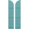 Ekena Millwork Americraft 3-Board (3 Batten) Wood Joined Board-n-Batten Shutters w/ Arch Top, ARW401BQ311X77PTH, PR ARW401BQ311X77PTH - alternate 1